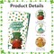 St. Patrick's Day Cellophane Treat Bags, 100PCS St. Patrick's Day Cellophane Bags, Green Lucky Shamrock Candy Bags Goodie Bags Gift Bags with 100PCS Twist Ties for St. Patrick Day Irish Party Supplies